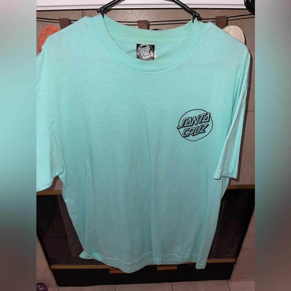 Santa Cruz green tee #skater #santacruz